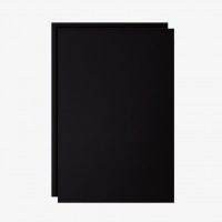 Popisovatelné černé folie pro reklamní poutače - set 2ks