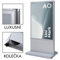 Oboustranný plakátový totem design COMPASSO®