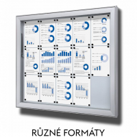 Venkovní uzamykatelná vitrína typu L