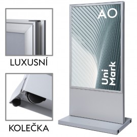 Oboustranný plakátový totem design COMPASSO®