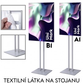 Stojan Info Pole s potištěnou látkou
