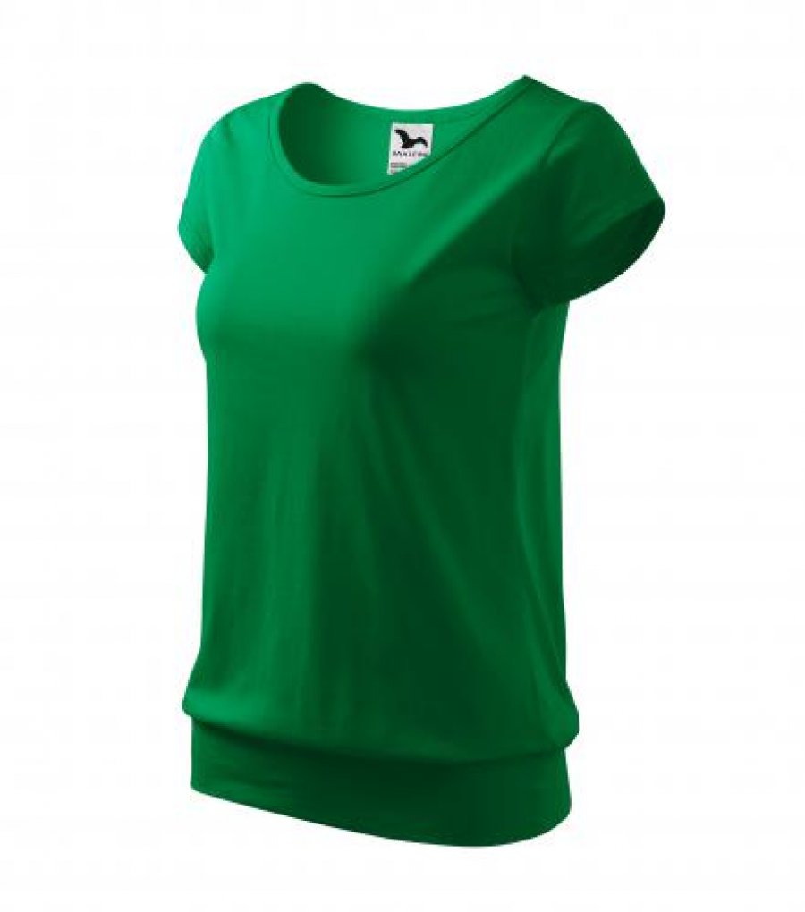 City tričko dámské, středně zelená