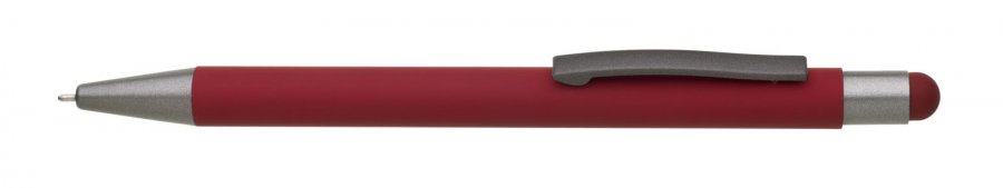 ROGET SOFT SG propiska kov - hrot 0,5 mm, červená