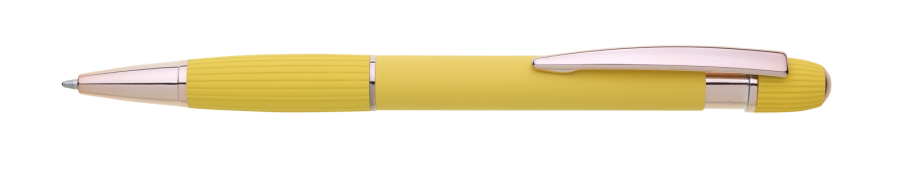 AUREO SOFT RE propiska kov, žlutá