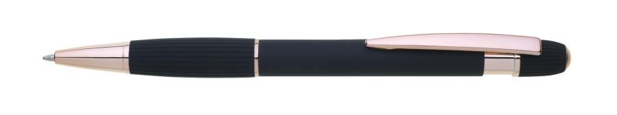 AUREO SOFT RE propiska kov, černá