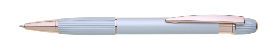 AUREO SOFT RE propiska kov, stříbrná