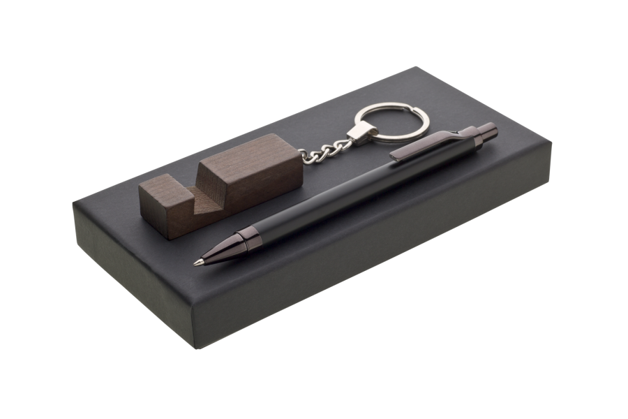 LIGNIO SET BP+klíčenka, černá