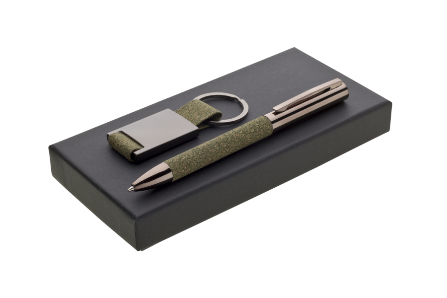 TEALA SET BP+klíčenka, zelená