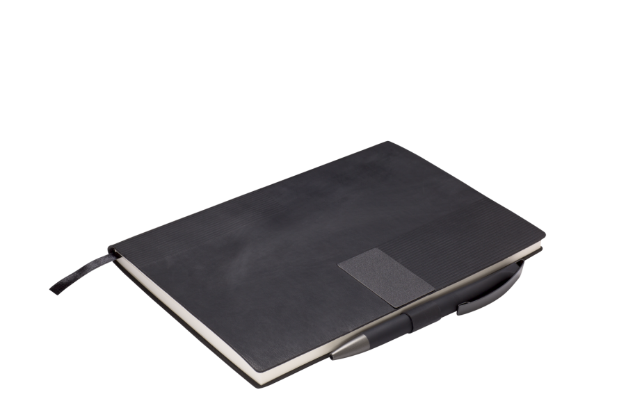 EQUILIBRO SET zápisník A5 s propiskou, černá