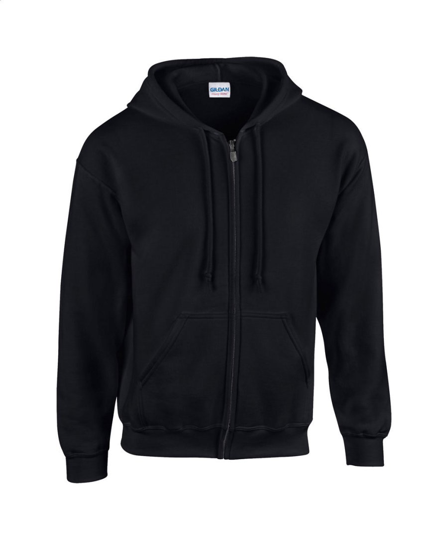 HB Zip Hooded mikina, černá