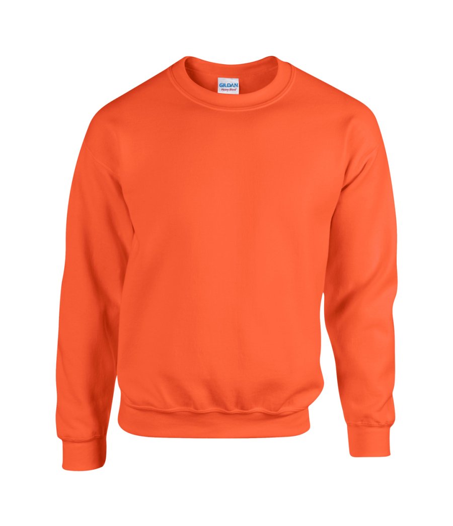 HB Crewneck mikina, oranžová