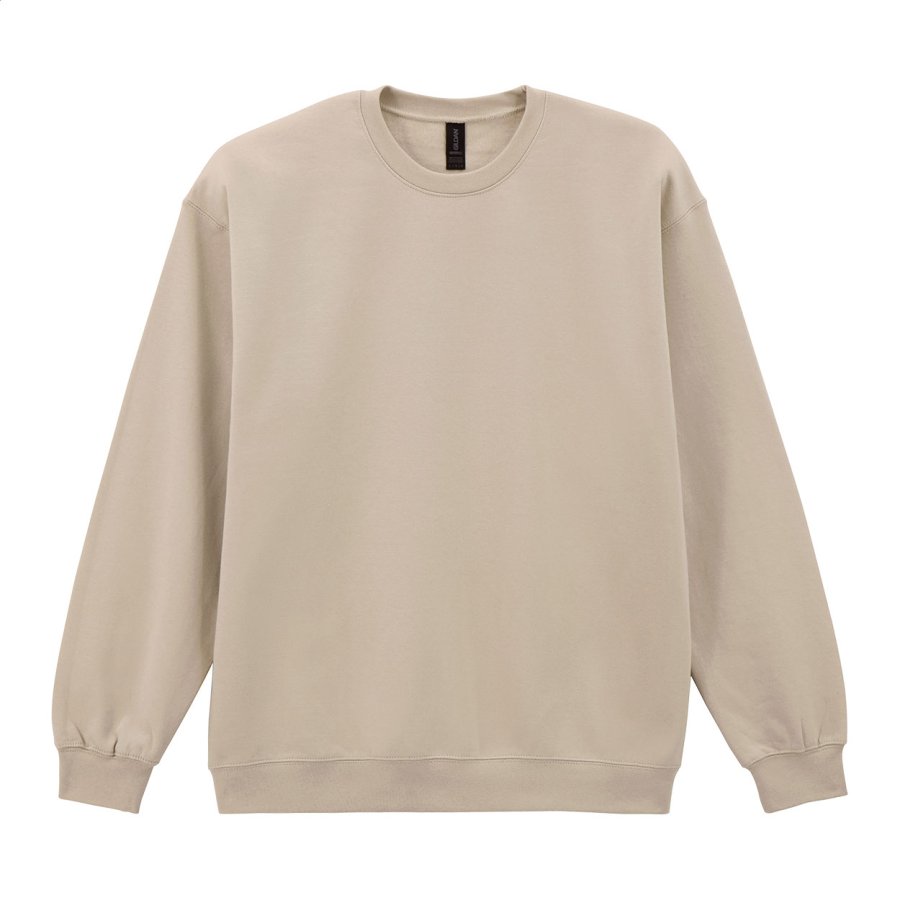 GISF000 mikina s kulatým výstřihem, přírodní