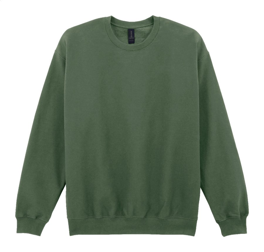GISF000 mikina s kulatým výstřihem, khaki