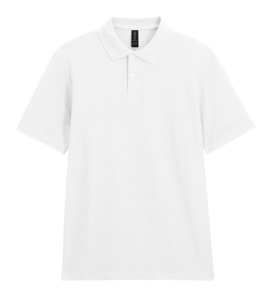 Softstyle Pique polokošile, bílá