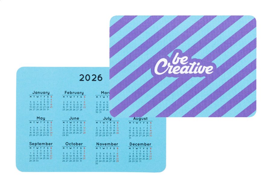 CreaDate Pocket kapesní kalendář na zakázku, bílá