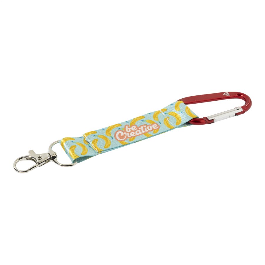 SuboRing Double RPET přívěšek na klíče na zakázku, červená