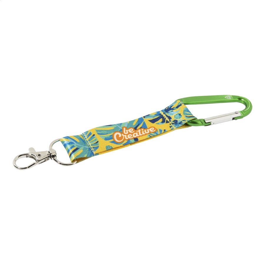 SuboRing Double RPET přívěšek na klíče na zakázku, zelená