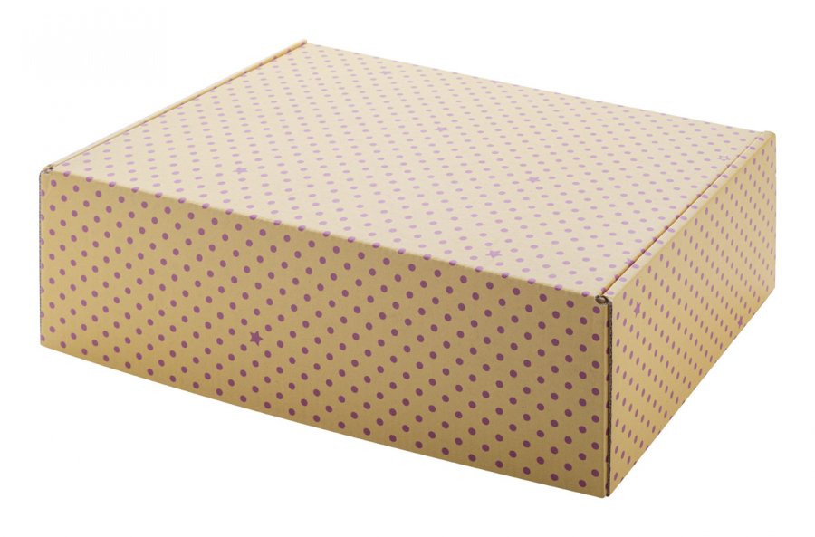 "CreaBox Post L" dárková krabice, bílá