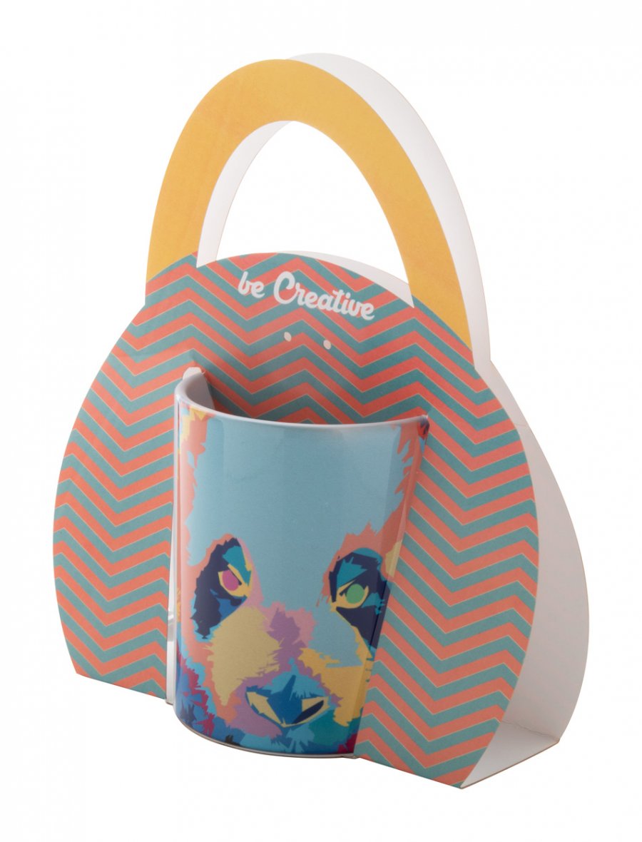 CarryMug přenosný držák na hrnek, bílá