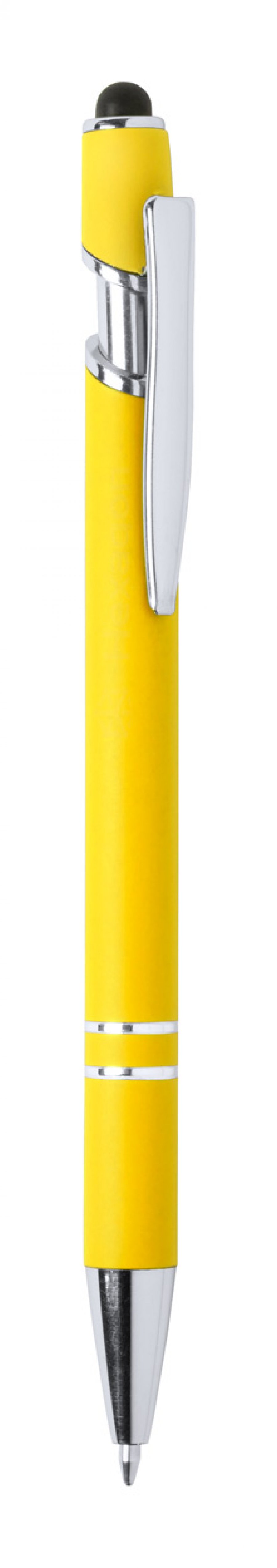 "Lekor" dotykové kuličkové pero, žlutá