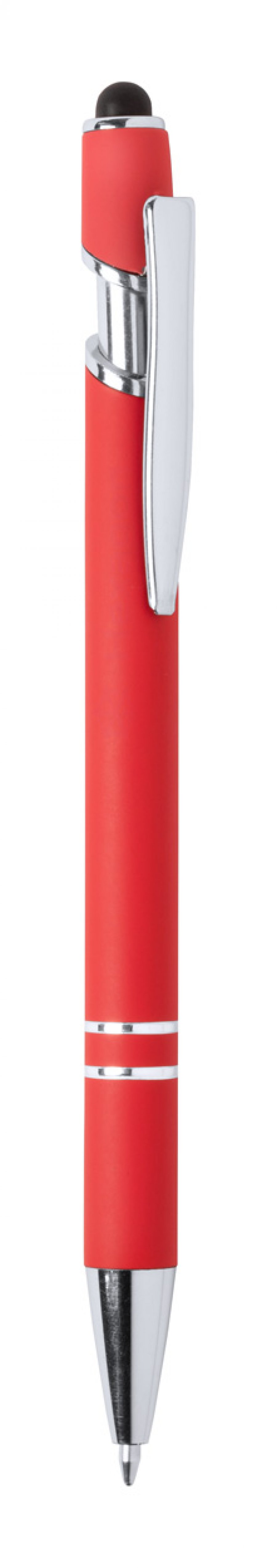 "Lekor" dotykové kuličkové pero, červená