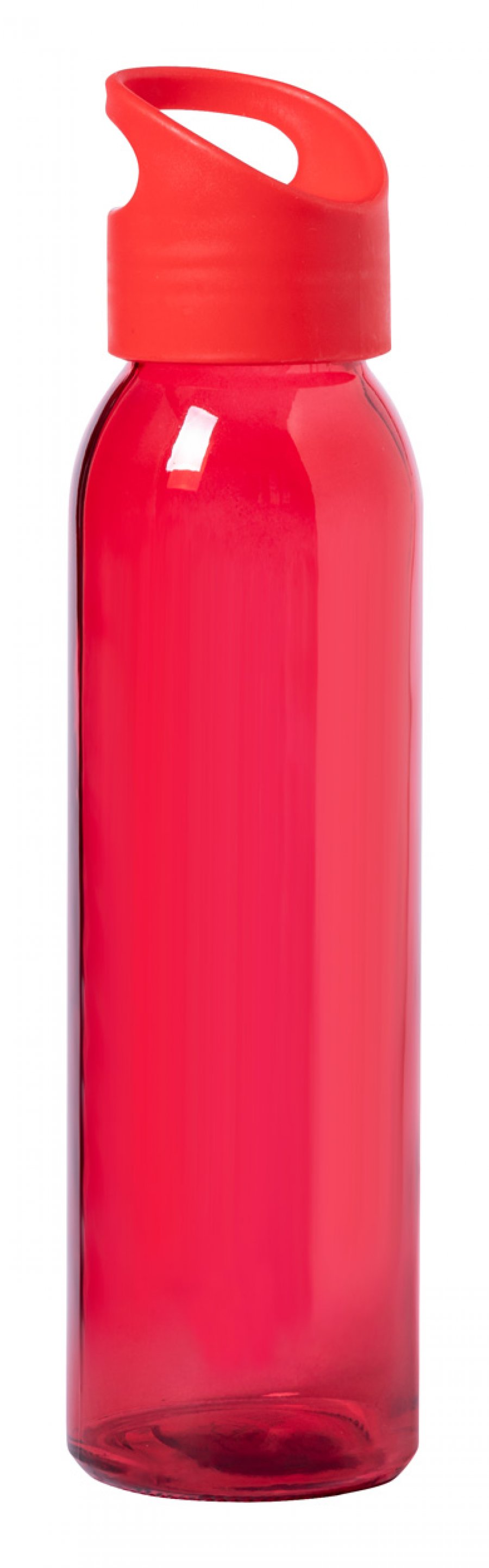 "Tinof" skleněná sportovní láhev, červená