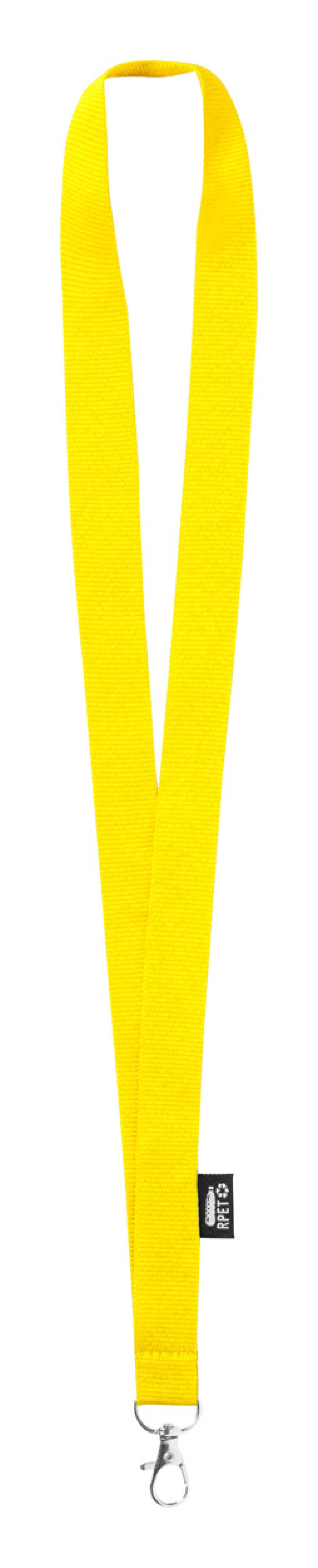 Larpet lanyard, žlutá