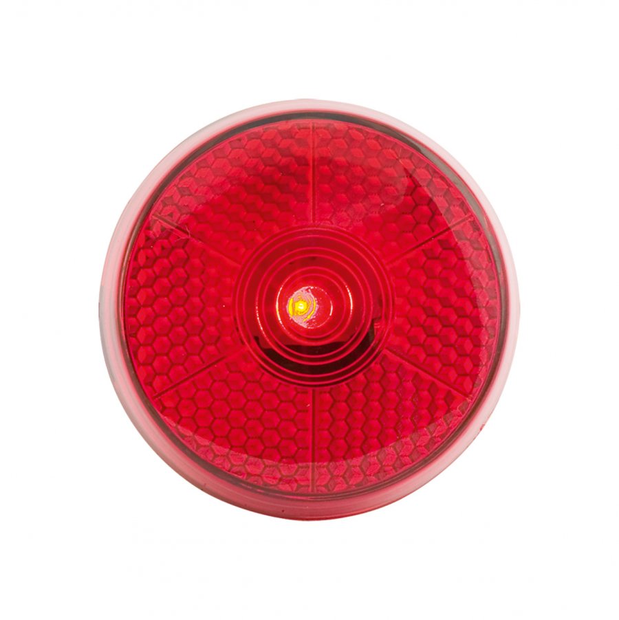 "Flash" reflexní svítilna s klipem, červená