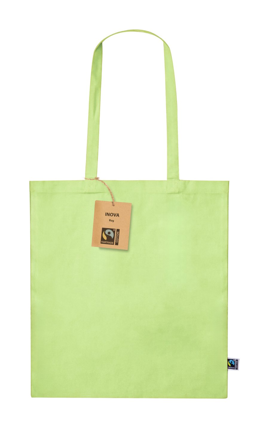 Trap fairtrade nákupní taška, limetková zelená