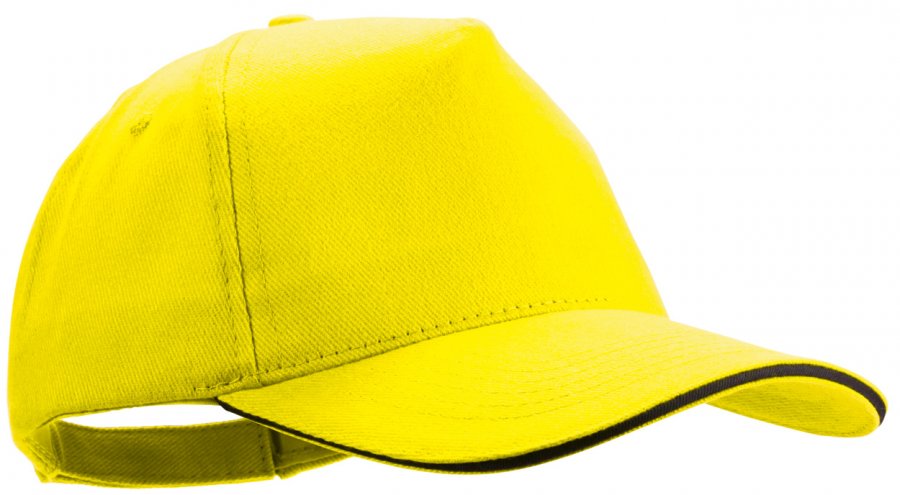 "Kisse" baseballová čepice, žlutá