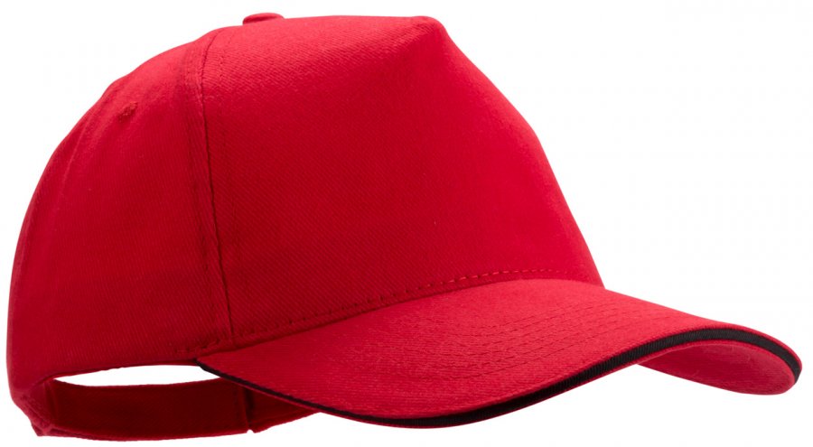 "Kisse" baseballová čepice, červená