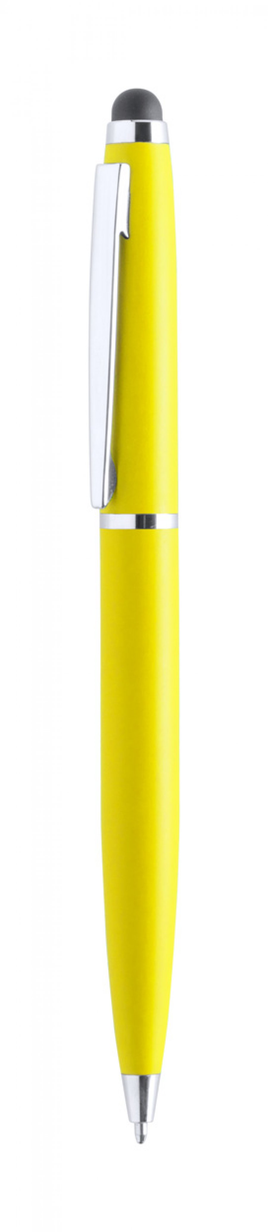 "Walik" dotykové kuličkové pero, žlutá
