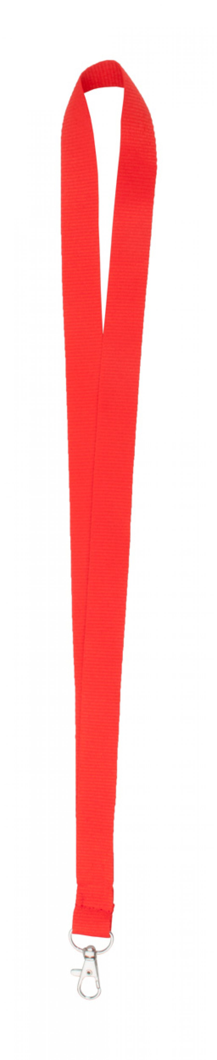 "Neck" lanyard, červená