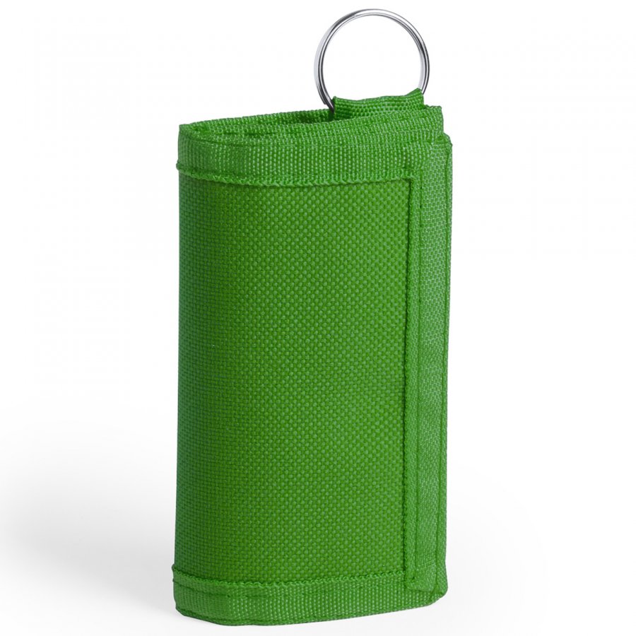 "Motok" peněženka s přívěškem na klíče, zelená
