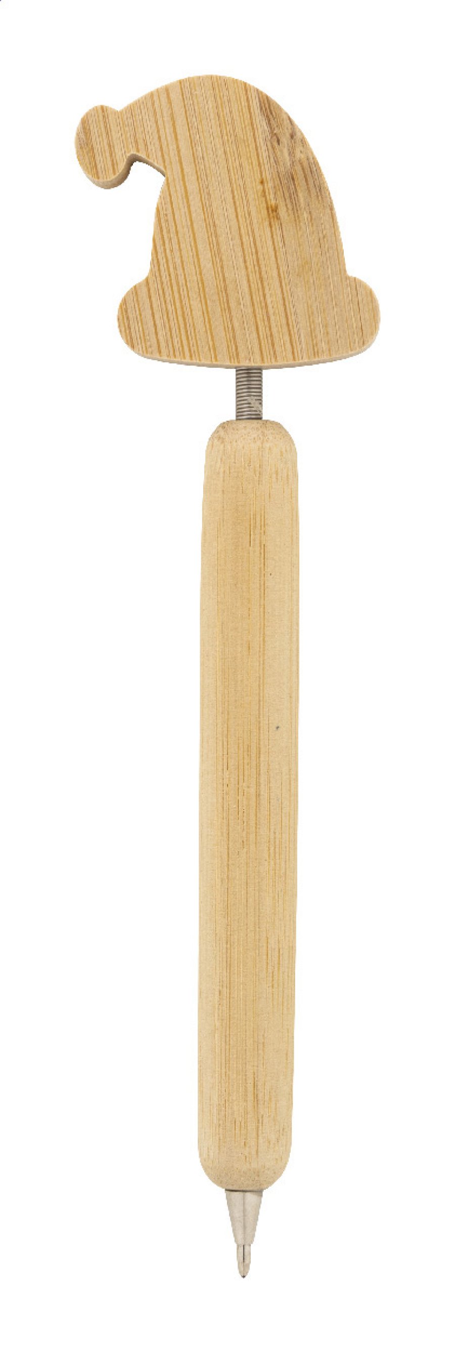 Xoom Vánoční kuličkové pero, santovská čepice, přírodní