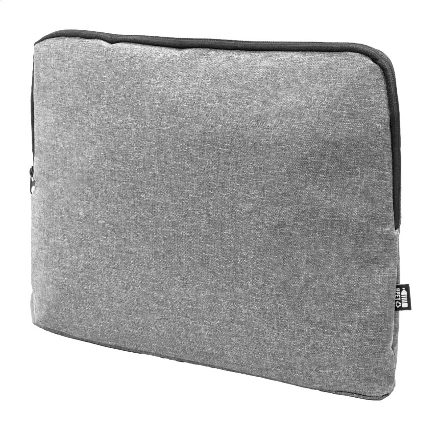 Reptop taška na notebook z RPET, šedá