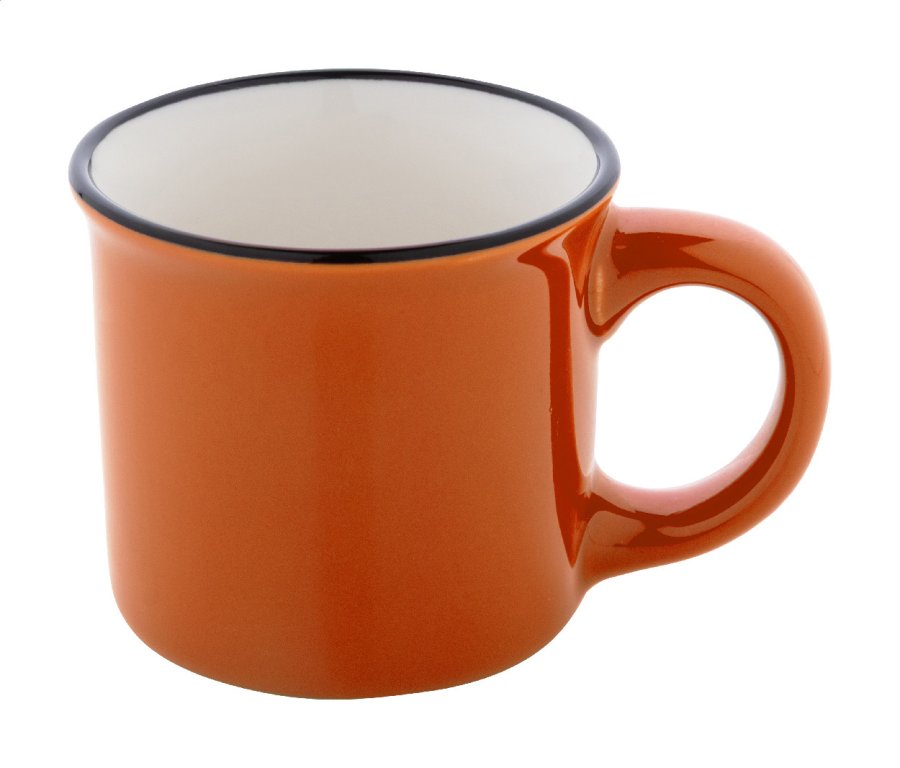 Woodstock Mini mini vintage hrnek, oranžová