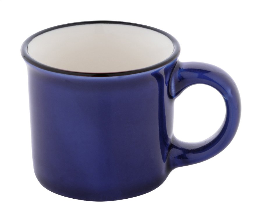 Woodstock Mini mini vintage hrnek, modrá