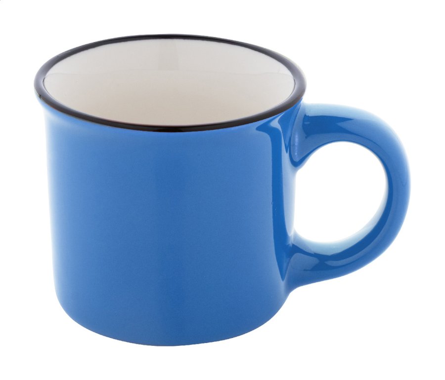 Woodstock Mini mini vintage hrnek, světle modrá