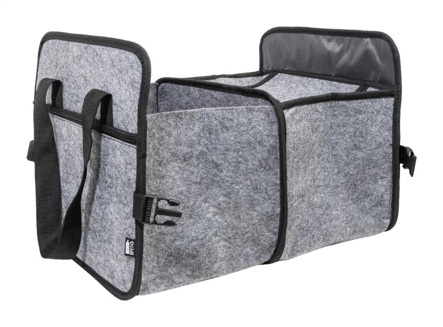 Refelt Ride organizér do kufru z RPET, šedá