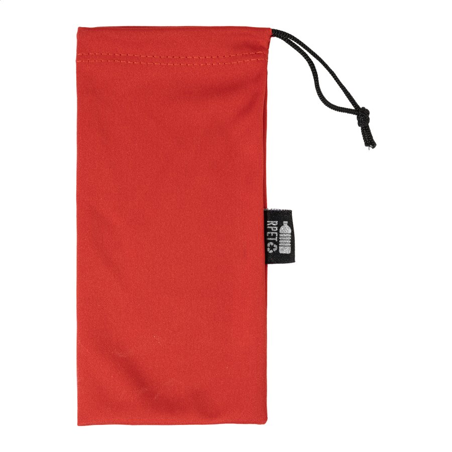 Pousun RPET pouzdro na sluneční brýle, červená