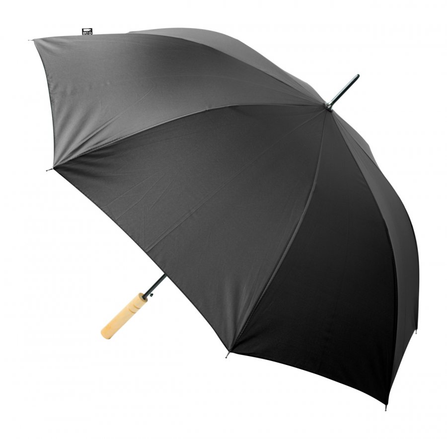 "Asperit" rPET deštník, černá