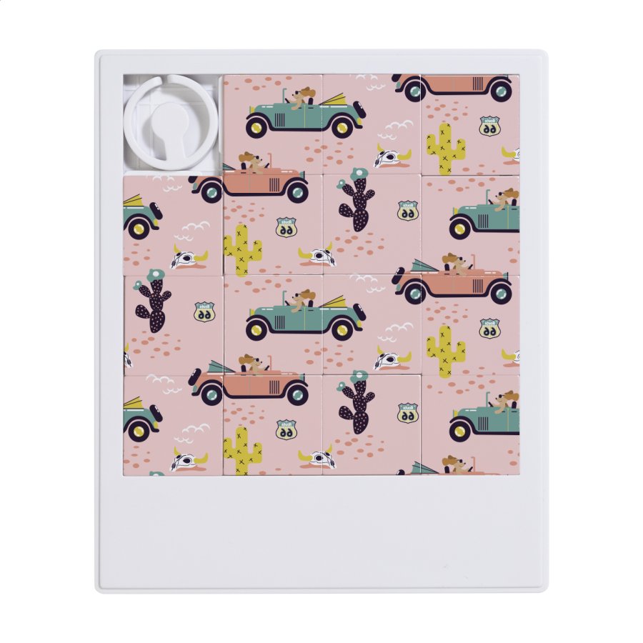 Mazimi RABS posunovací puzzle, bílá