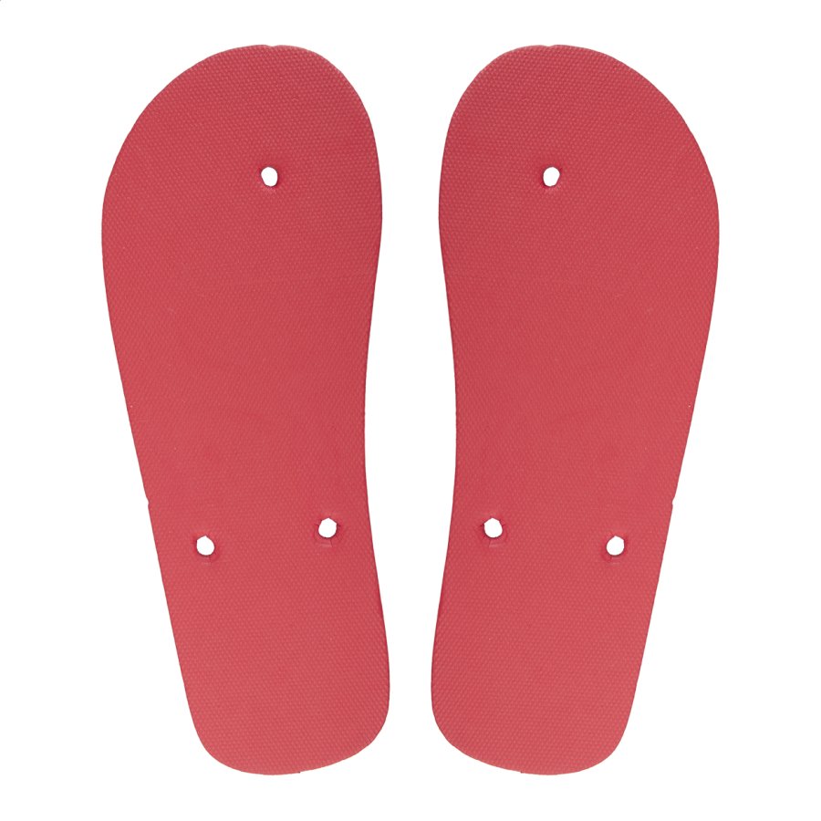 CreaPlaya plážové žabky na zakázku - podrážka, červená