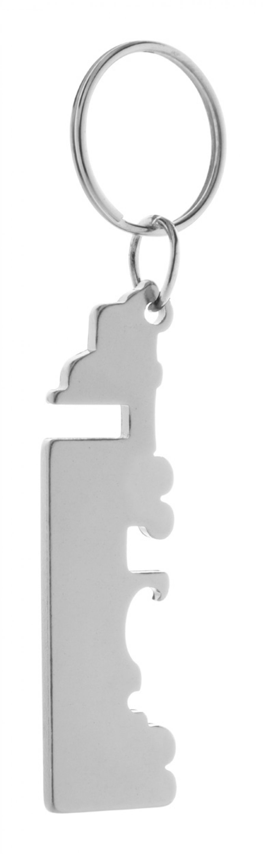 "Peterby" přívěšek na klíče s otvírákem, stříbrná