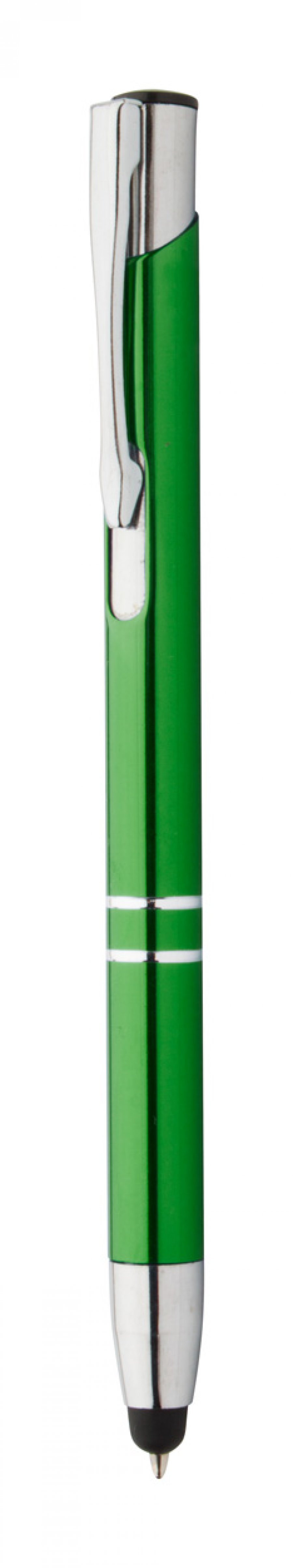 "Tunnel" dotykové kuličkové pero, zelená