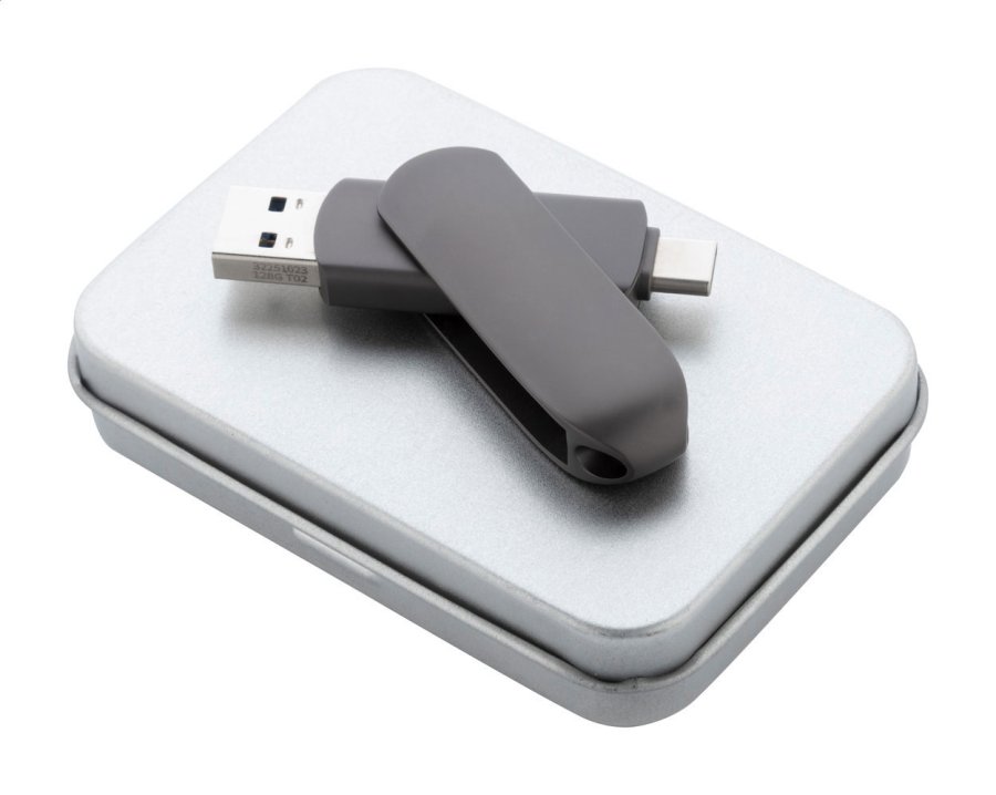 Gigax OTG USB flash disk, tmavě šedá
