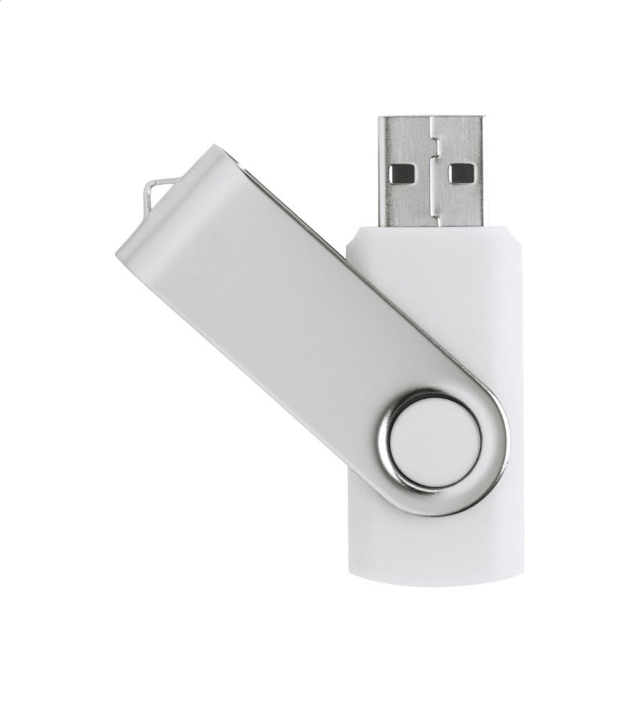 TwistDrive USB flash disk, bílá