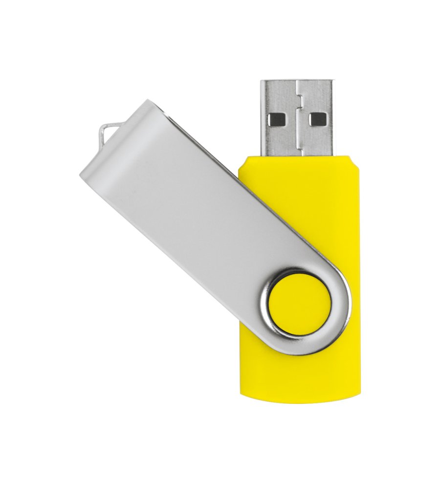 TwistDrive USB flash disk, žlutá
