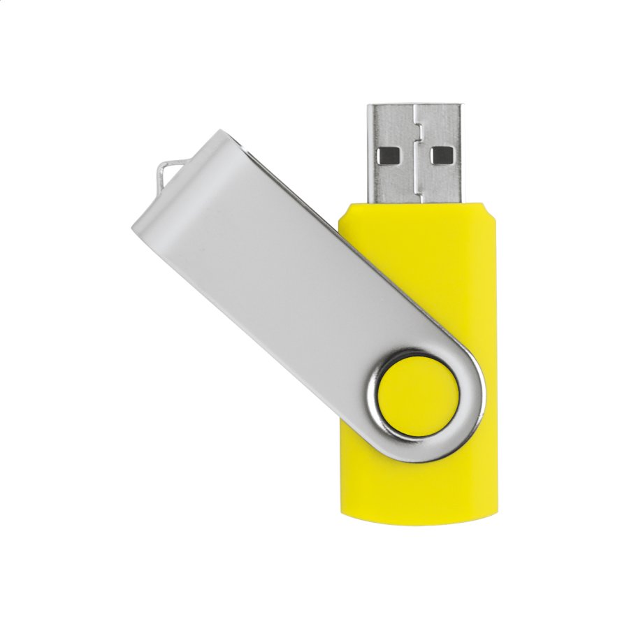 TwistDrive USB flash disk, žlutá